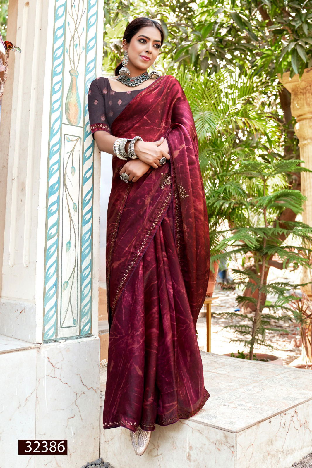Karuna Vol 5 By Vallabhi Chiffon Printed Saree Wholesale Shop In Surat